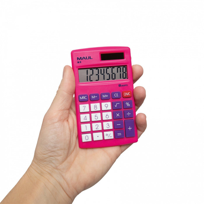 EAN 4002390085427 - MAUL M 8 calculadora Bolsillo Calculadora básica Rosa imagen 3