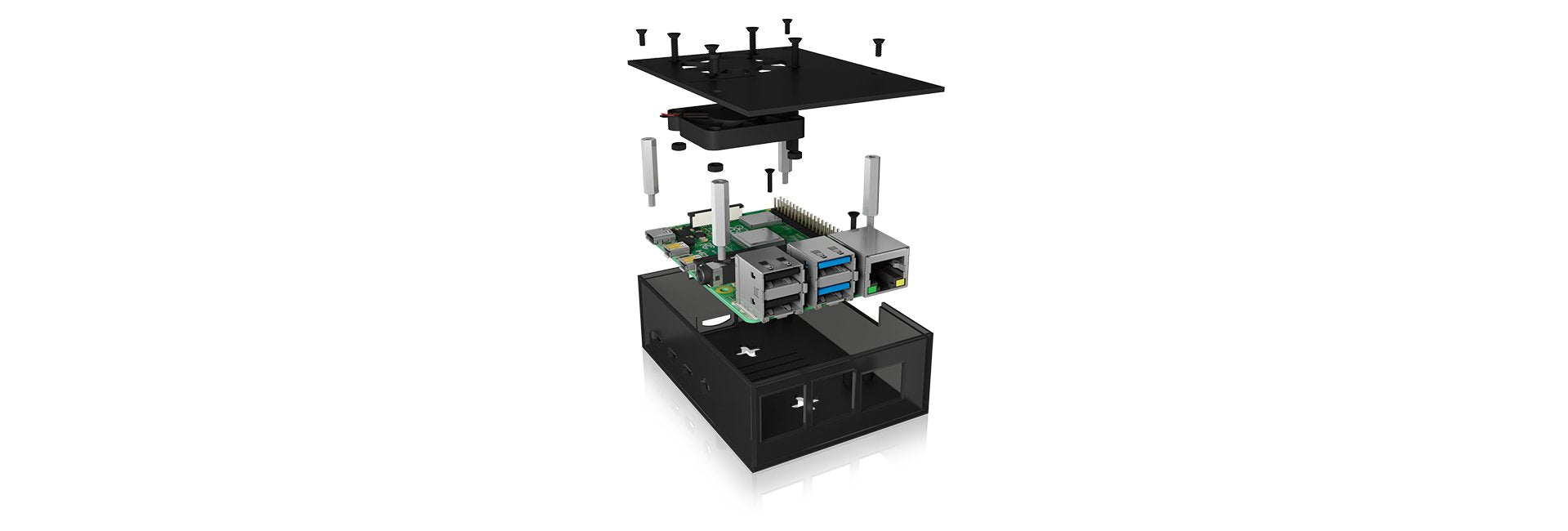 EAN 4250078169451 - ICY BOX IB-RP108 Funda Antracita, Negro imagen 5