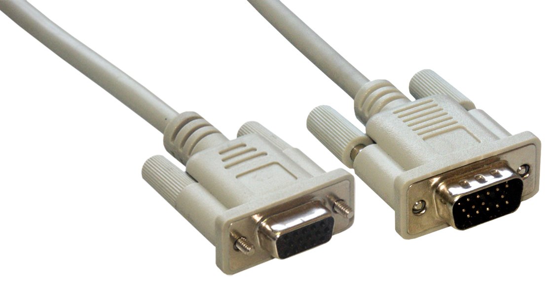 EAN 3700224711320 - MCL Cable SVGA HD15 Male/Female 2m cable VGA VGA (D-Sub) Gris imagen 1