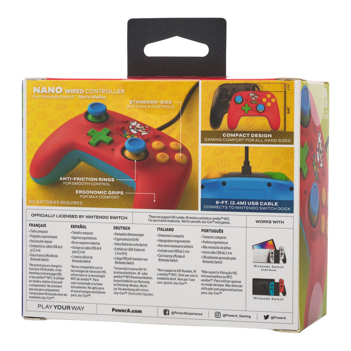 EAN 0617885045110 - PowerA NSGP0123-01 mando y volante Multicolor USB Gamepad Analógico Nintendo Switch imagen 3