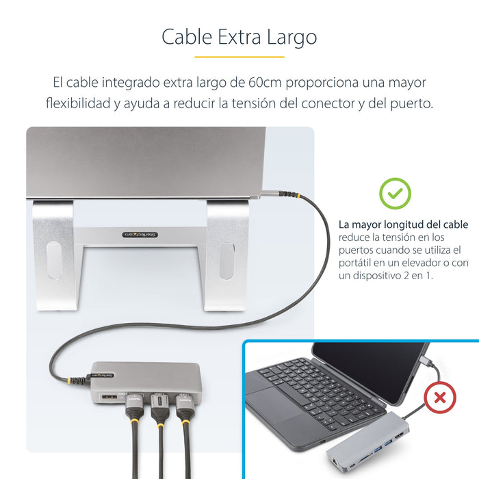 EAN 0065030896078 - StarTech.com 117B-USBC-MULTIPORT base para portátil y replicador de puertos Alámbrico USB 3.2 Gen 2 (3.1  imagen 13