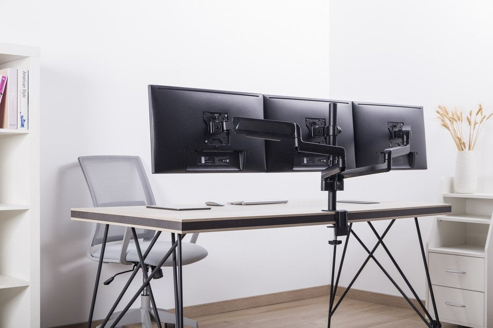 EAN 8716309127646 - Gembird MA-DA3-01 soporte para monitor 68,6 cm (27") Escritorio Negro imagen 14