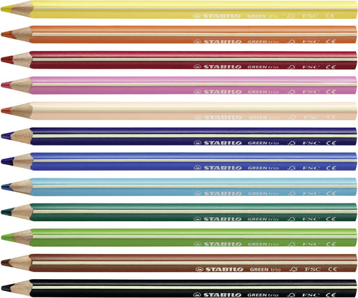 EAN 4006381401029 - STABILO GREENtrio Multicolor 12 pieza(s) imagen 2