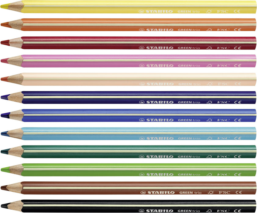 EAN 4006381401029 - STABILO GREENtrio Multicolor 12 pieza(s) imagen 2