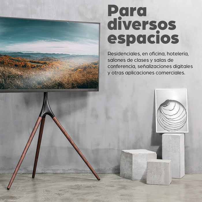 EAN 0766623461795 - Manhattan 461795 soporte para monitor 165,1 cm (65") Piso Azul, Marrón imagen 12