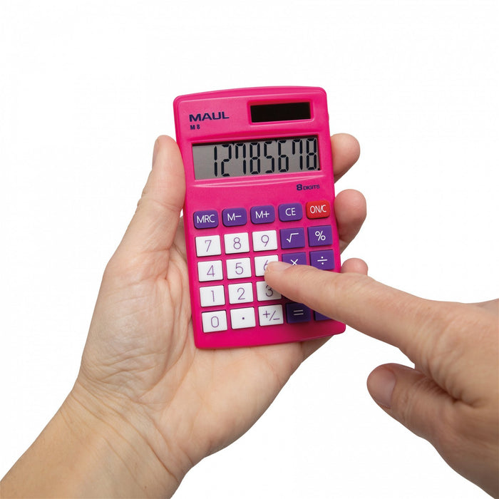 EAN 4002390085427 - MAUL M 8 calculadora Bolsillo Calculadora básica Rosa imagen 4