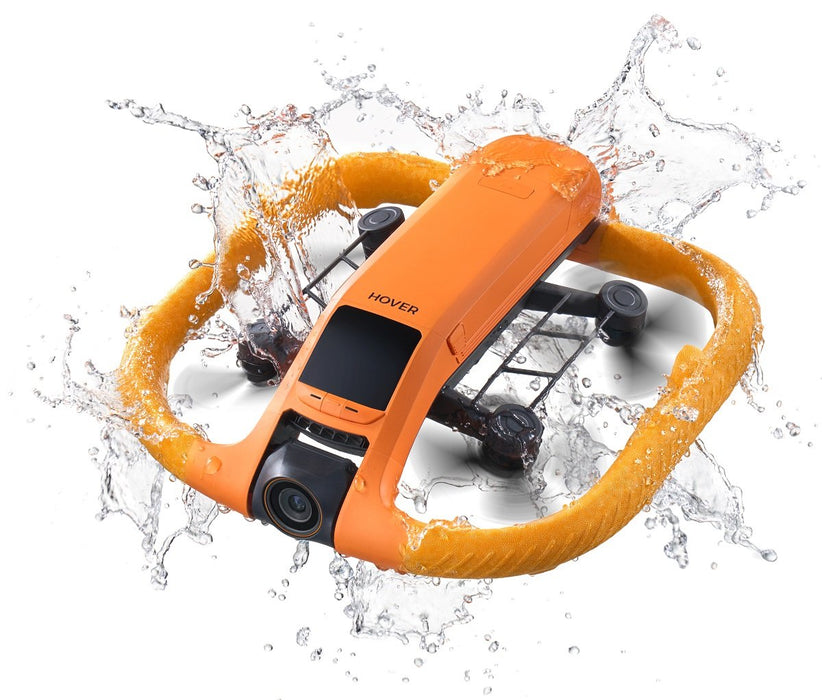 EAN 6977791922221 - HOVERAir SP08H004 dron con cámara 4 rotores Dron submarino 3840 x 2160 Pixeles 2013 mAh Naranja imagen 5