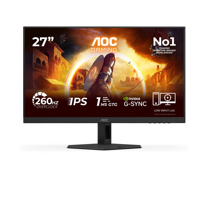 EAN 4038986183222 - AOC G4 27G4ZREP pantalla para PC 68,6 cm (27") 1920 x 1080 Pixeles Full HD LCD Negro, Rojo imagen 1