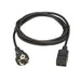 EAN 37332281234 - Eaton P050-2P5M-EU cable de transmisión Negro 2,5 m CEE7/7 IEC C19 imagen 2