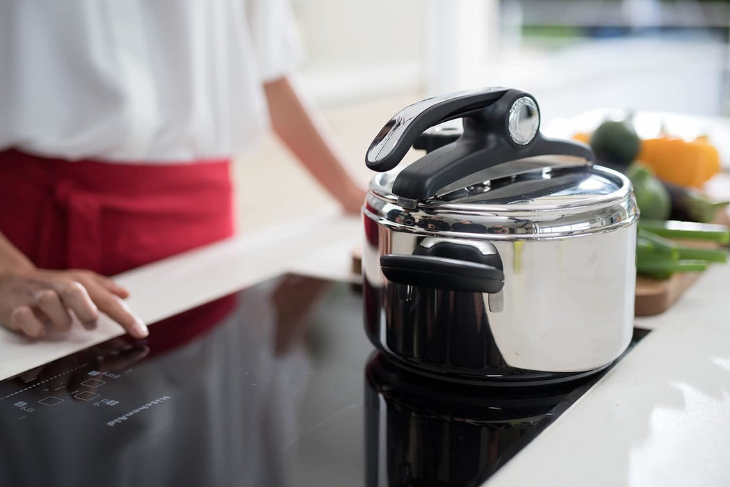 EAN 8002531534476 - Lagostina Novia Vitamin 012019010707 olla a presión 7 L Acero inoxidable imagen 5