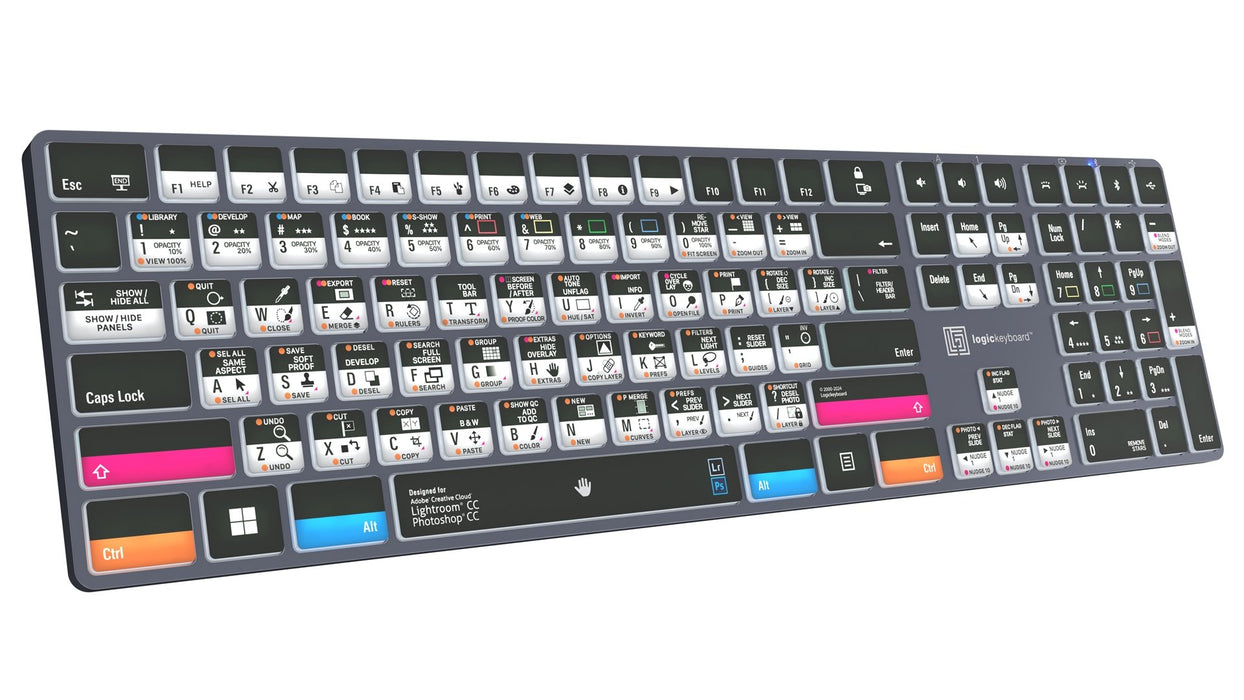 EAN 5707795023287 - Logickeyboard LKB-PSLR-TPC teclado Hogar / Oficina USB + Bluetooth QWERTY Francés Negro imagen 3