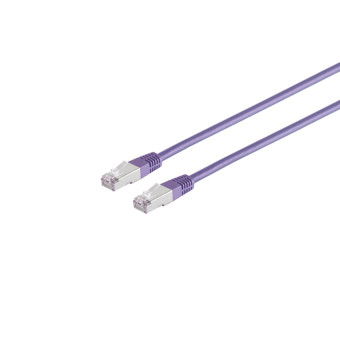 EAN 4017538095473 - S/CONN maximum connectivity 75220-V cable de red Violeta 10 m Cat5e SF/UTP (S-FTP) Alrededor imagen 1