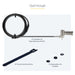 EAN 65030908436 - StarTech.com UNIVCS25-LAPTOP-LOCK cable antirrobo Negro, Plata 2 m imagen 19