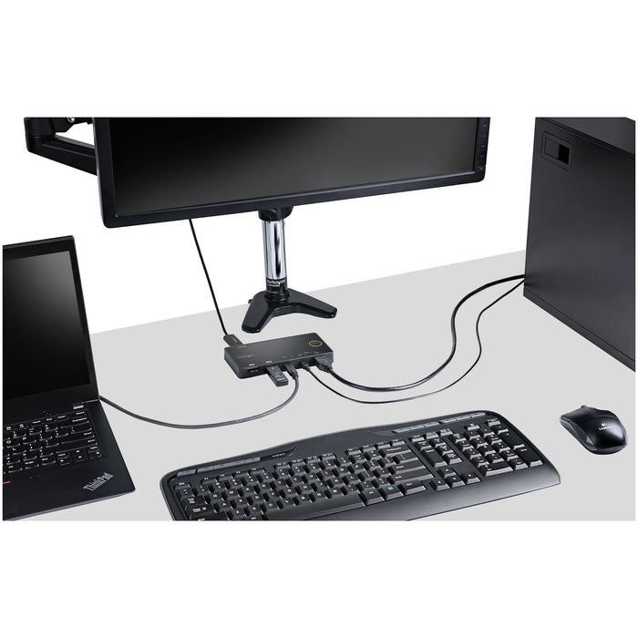 EAN 0065030891820 - StarTech.com SV221HUC4K interruptor KVM Negro imagen 7