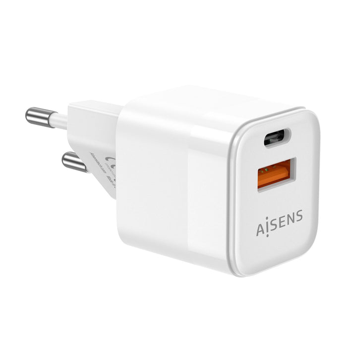 EAN 8436574708714 - AISENS ASCH-20W2P002-W cargador de dispositivo móvil Universal Corriente alterna Carga rápida Interior imagen 3