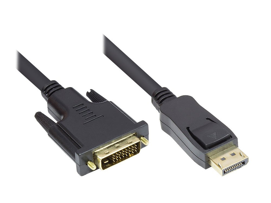 EAN 4014619246861 - Alcasa DP-DVI1 adaptador de cable de vídeo 1 m DisplayPort DVI-D Negro imagen 1