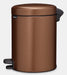 EAN 8710755255229 - Brabantia NewIcon 5 L Alrededor Acero Marrón imagen 8
