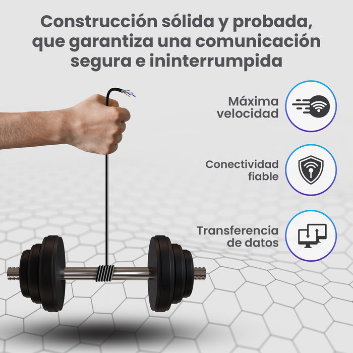 EAN 5902560368710 - Extralink CAT5E FTP (F/UTP) V2 OUTDOOR TWISTED PAIR 305M - Kabel - Netzwerk cable de red Negro F/UTP (FTP imagen 12