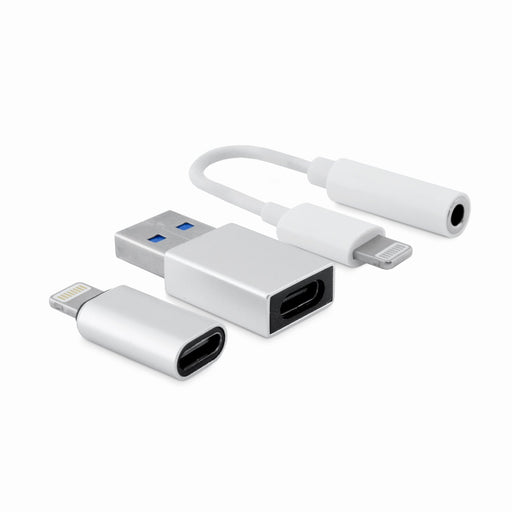 EAN 8436556140310 - CoolBox COO-CKIT-APPL cambiador de género para cable 3.5 mm Blanco imagen 1