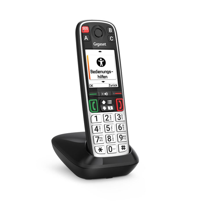 EAN 4255781906720 - Gigaset EASY 500 Teléfono DECT/analógico Identificador de llamadas Negro, Plata imagen 1