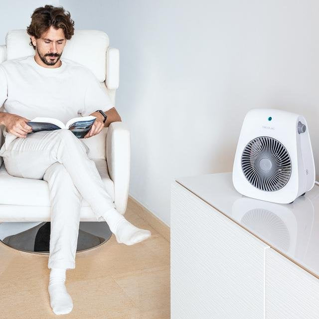 EAN 8435484082594 - Cecotec 08259 calefactor eléctrico Interior Blanco 2000 W Ventilador eléctrico imagen 7
