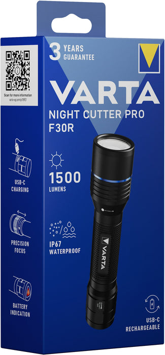EAN 4008496082322 - Varta Night Cutter Pro F30R Negro Linterna de mano LED imagen 3
