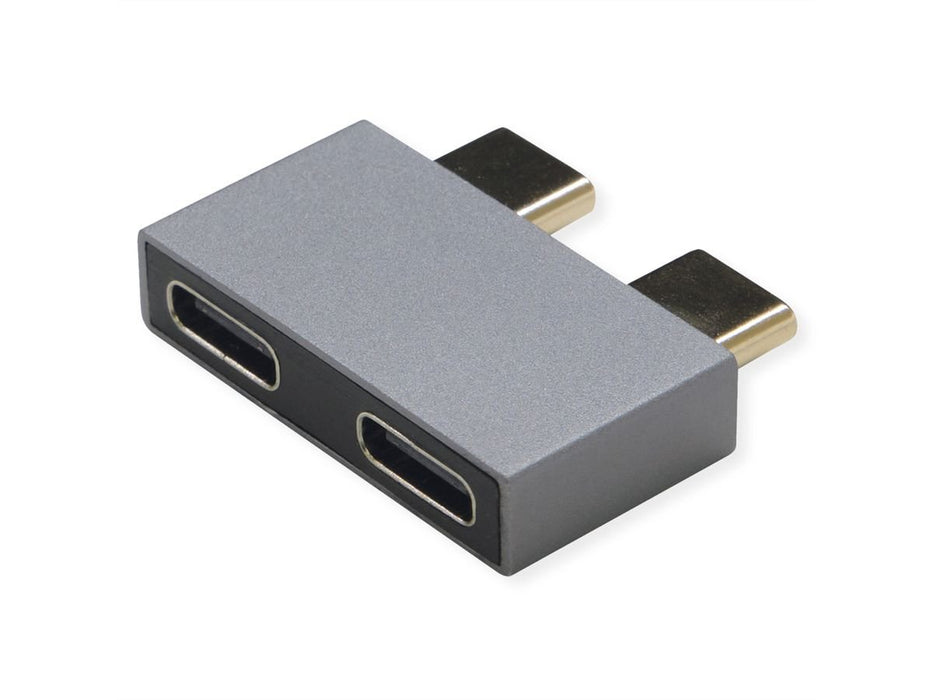 EAN 7630049629042 - ROLINE 12.03.2945 cambiador de género para cable 2x USB Type C Plata imagen 1