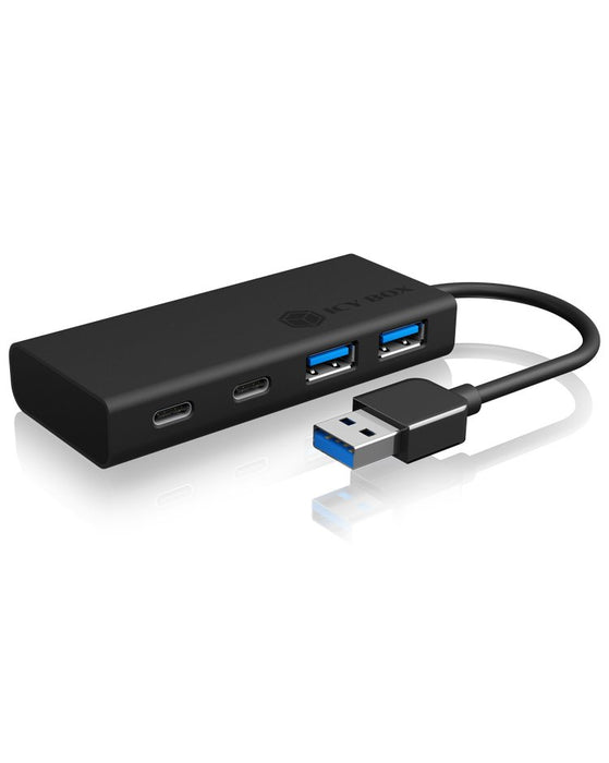 EAN 4250078168799 - ICY BOX IB-HUB1426-U3 USB 3.2 Gen 1 (3.1 Gen 1) Type-A 5000 Mbit/s Negro imagen 5