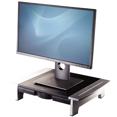 EAN 0043859470976 - Fellowes Office Suites 71,1 cm (28") Escritorio Negro, Plata imagen 1