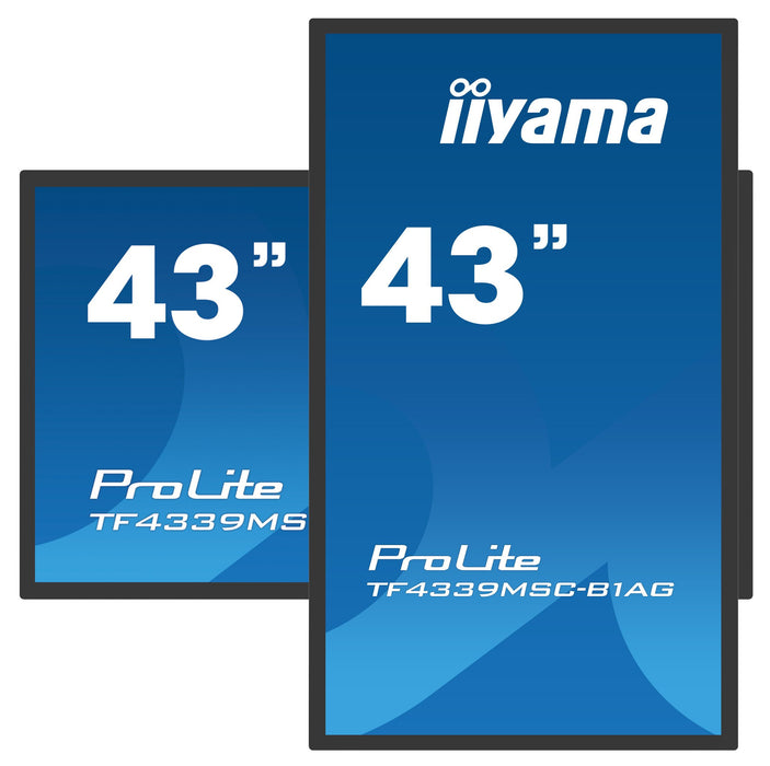 EAN 4948570118045 - iiyama TF4339MSC-B1AG pantalla de señalización 109,2 cm (43") LED 400 cd / m² Full HD Negro Pantalla táct imagen 5