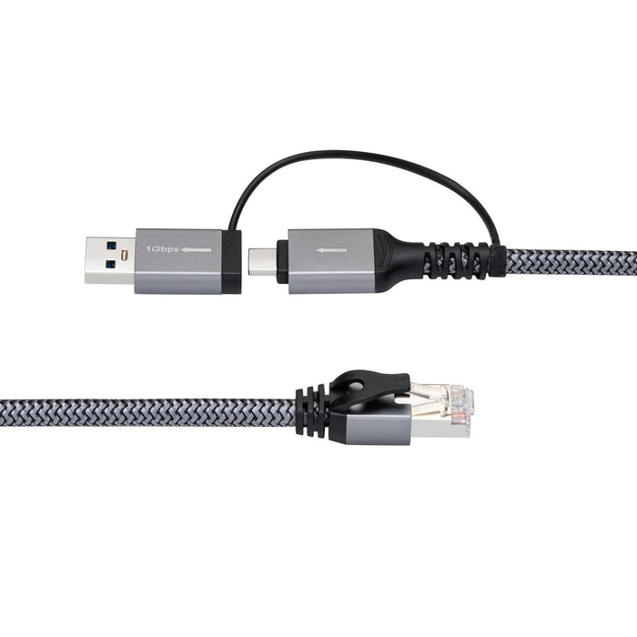 EAN 5715063466889 - Microconnect MC-RJ45USBC-10 cambiador de género para cable USB-A / USB-C RJ45 Negro imagen 2