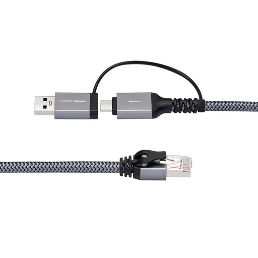 EAN 5715063466865 - Microconnect MC-RJ45USBC-03 cambiador de género para cable USB-A / USB-C RJ45 Negro imagen 2