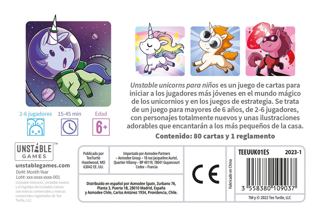 EAN 3558380109037 - Asmodee TEEUUK01ES juego de tablero Juego De Cartas Estrategia imagen 3