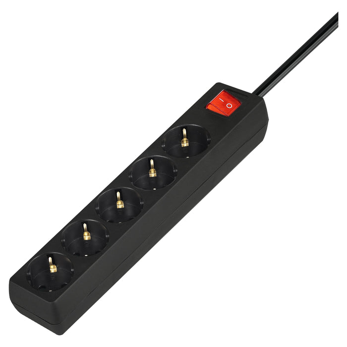 EAN 5905106070023 - Savio LZ-15 regleta inteligente 5 salidas AC Universal 5 m 0 2500 W Negro imagen 2