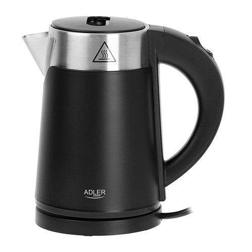 EAN 5903887809689 - Adler AD 1372B tetera eléctrica 0,6 L 800 W Negro, Metálico imagen 1