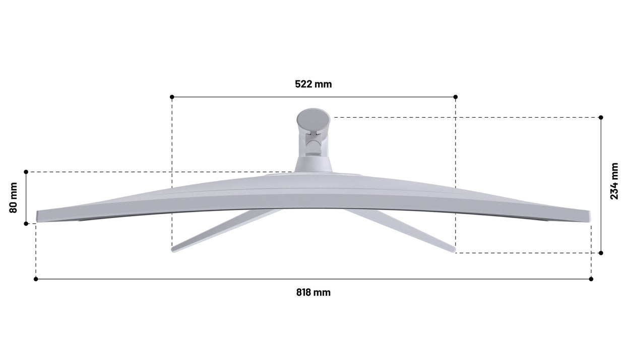 EAN 4589511175811 - JAPANNEXT JN-IPS340UWQHD60C-C65W-HS-W pantalla para PC 86,4 cm (34") 3440 x 1440 Pixeles UltraWide Quad H imagen 8