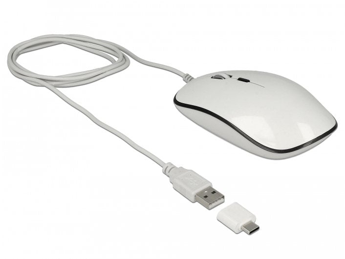 EAN 4043619125326 - DeLOCK 12532 ratón Oficina Ambidextro USB tipo A Óptico 3200 DPI imagen 1