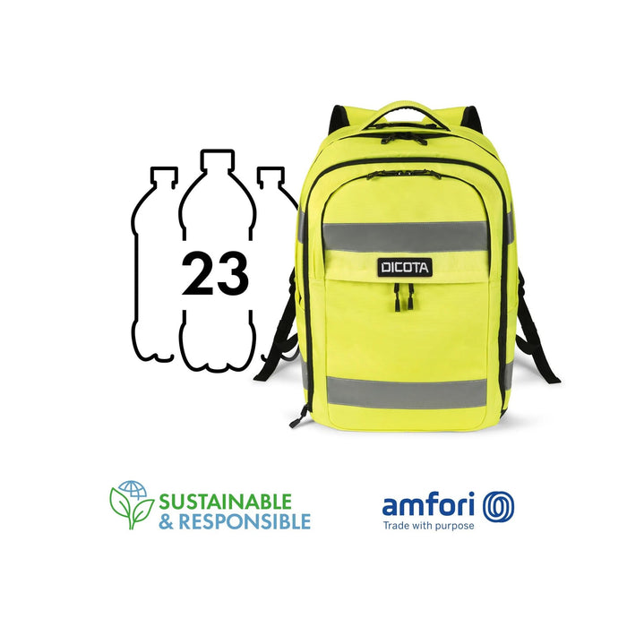 EAN 7640239423039 - DICOTA Hi-Vis V2 mochila Mochila de senderismo Amarillo Poliéster imagen 15
