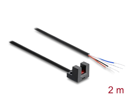 EAN 4043619918676 - DeLOCK 91867 sensor fotoeléctrico Negro Policarbonato (PC), Acrilonitrilo butadieno estireno (ABS) imagen 1
