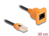 EAN 4043619908035 - DeLOCK 90803 cable de red Negro, Naranja 0,3 m Cat5e U/UTP (UTP) imagen 2