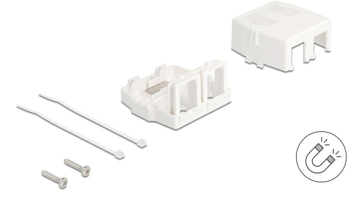 EAN 4043619858439 - DeLOCK 85843 accesorio para módulo Keystone Soporte para instalación en carcasa imagen 3