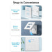 EAN 6922794781030 - Vention IFEW0 placa de pared y cubierta de interruptor Blanco imagen 5