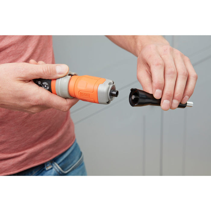 EAN 5035048699966 - Black & Decker BCF603C-QW destornillador eléctrico y llave de impacto 180 RPM Negro, Naranja imagen 13