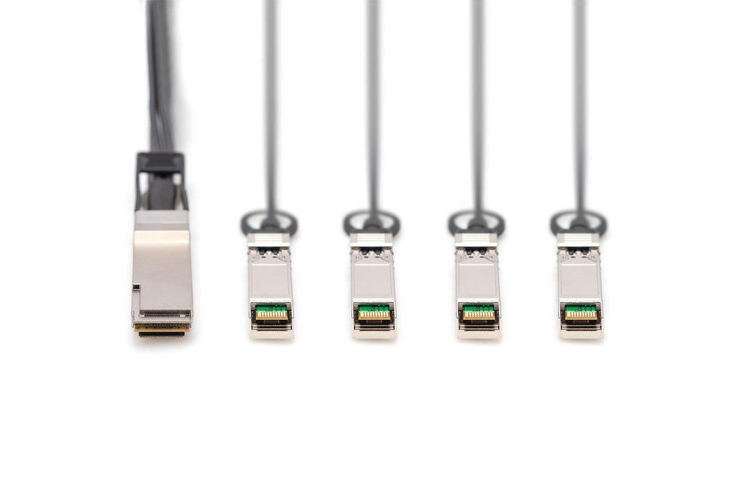 EAN 4016032485001 - Digitus DN-81322 Cable de fibra óptica e InfiniBand SFP+ 4x QSFP+ Negro imagen 3