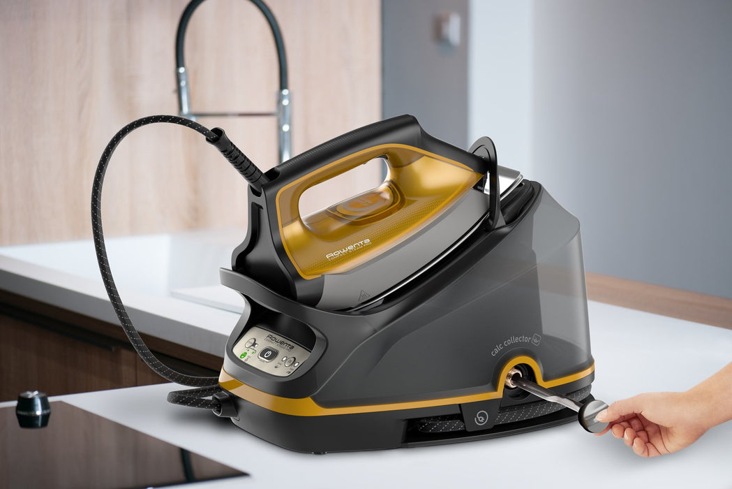 EAN 3121040072653 - Rowenta DG7644 2200 W 1,1 L Suela Microsteam 400 HD Láser Negro, Oro imagen 3