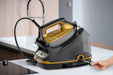 EAN 3121040072653 - Rowenta DG7644 2200 W 1,1 L Suela Microsteam 400 HD Láser Negro, Oro imagen 3