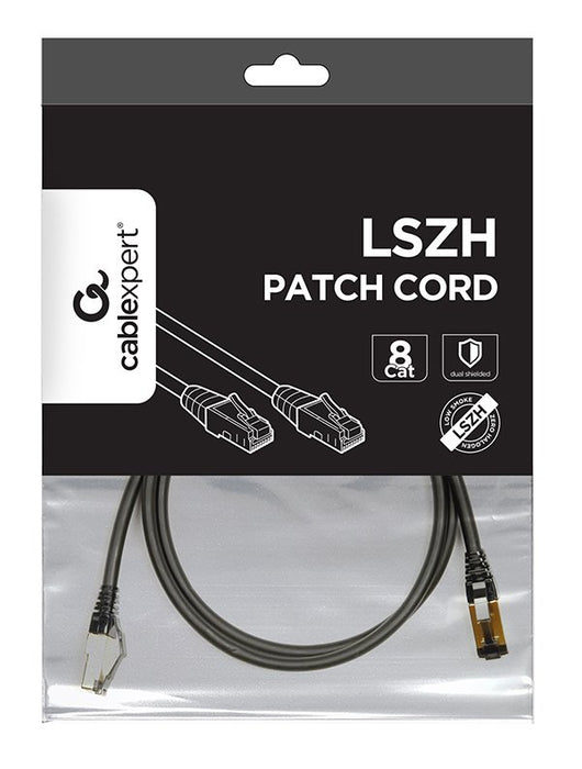 EAN 8716309120623 - Gembird PP8-LSZHCU-BK-1M cable de red Negro Cat8 S/FTP (S-STP) imagen 2
