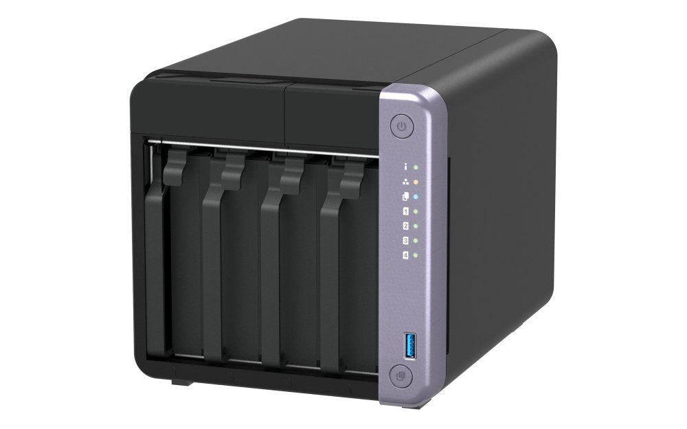 EAN 4711103085967 - QNAP TS-432X-4G NAS Torre Alpine Alpine AL-524 4 GB DDR4 QNAP QTS Negro imagen 6