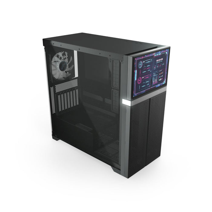 EAN 5298003821004 - Valkyrie VK02 LCD Black Midi Tower Negro imagen 2