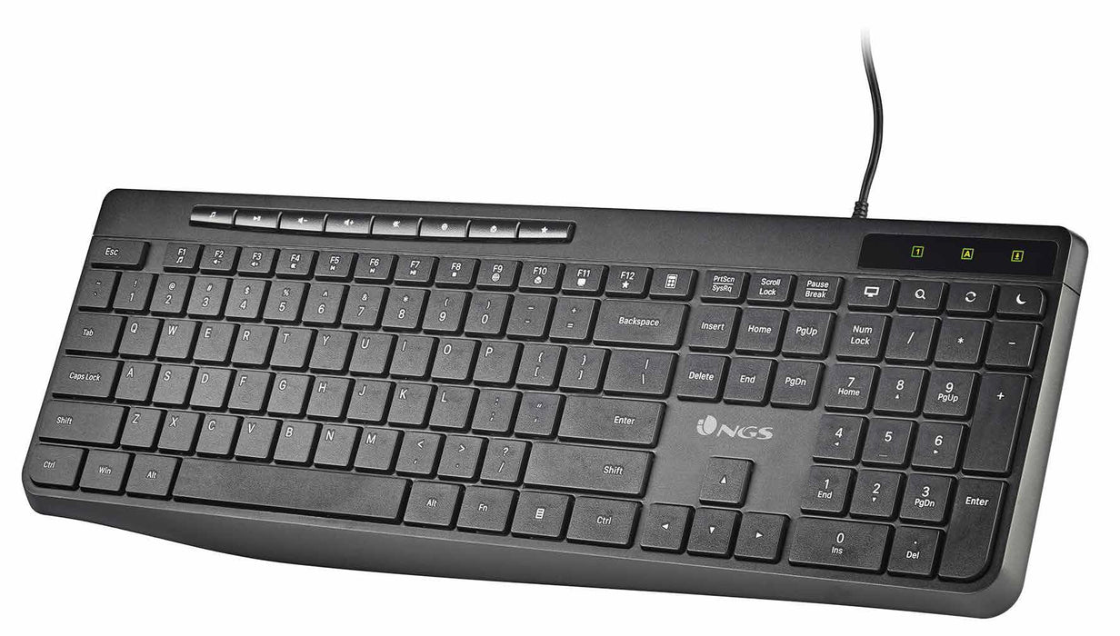 EAN 8435430624052 - NGS SPECTRA FR teclado Hogar / Oficina USB AZERTY Francés Negro imagen 2